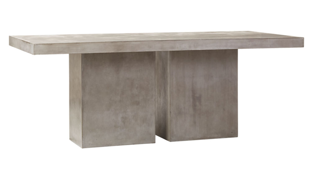 home decor finds erin erinslately erins lately cb2 fuse dining table grey large