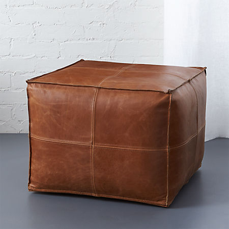 home decor finds erin erinslately erins lately living room cb2 leather pouf ottoman
