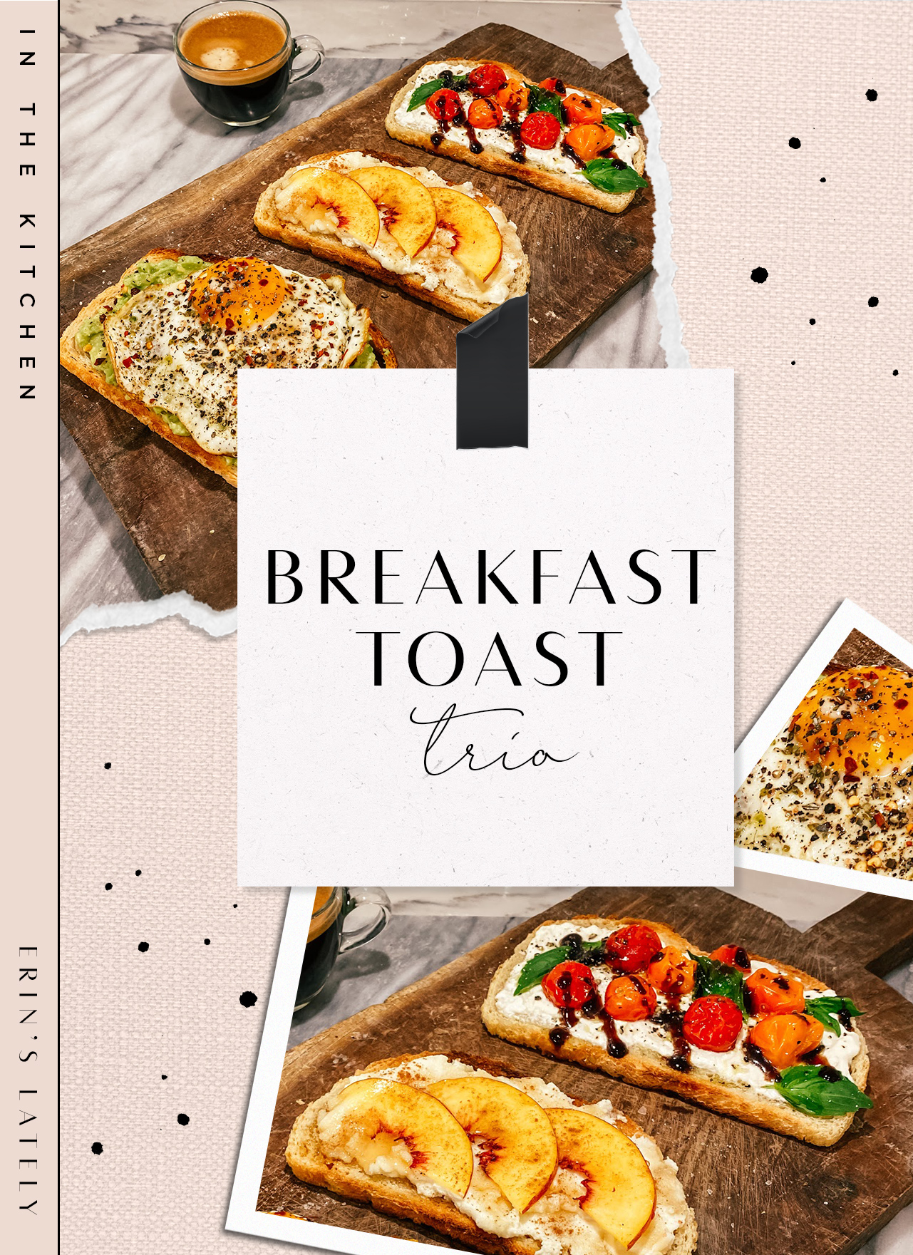 breakfast toast trio