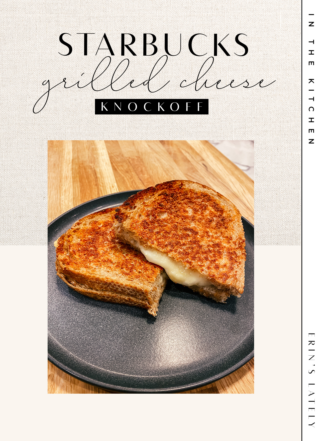 starbucks grilled cheese knockoff