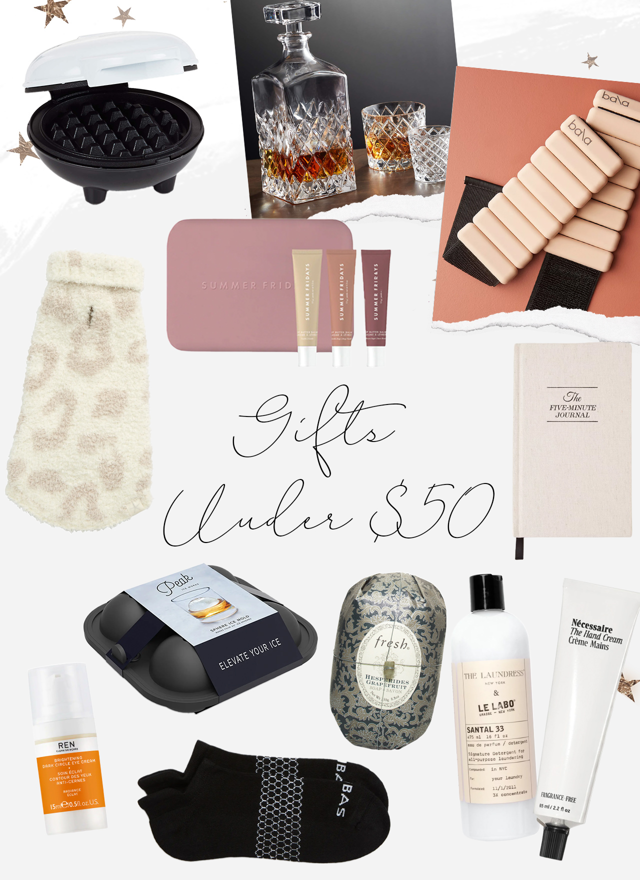 Gifts For under $50 gift guide christmas winter season holiday giving