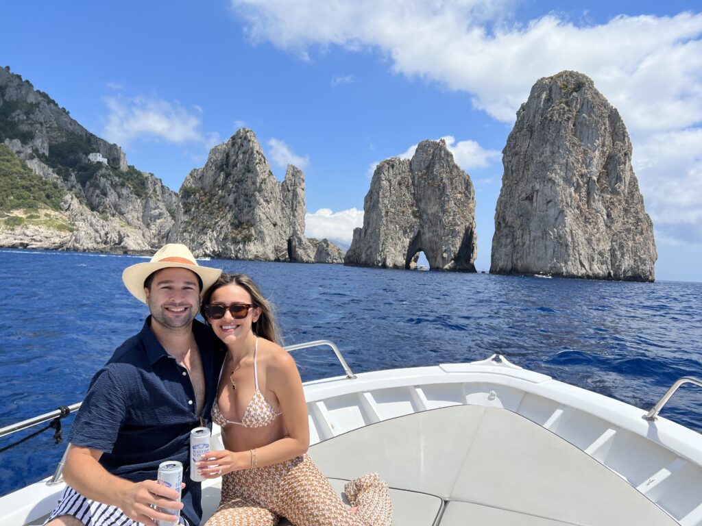 Capri italy travel guide for faraglioni boat tour in amalfi coast island