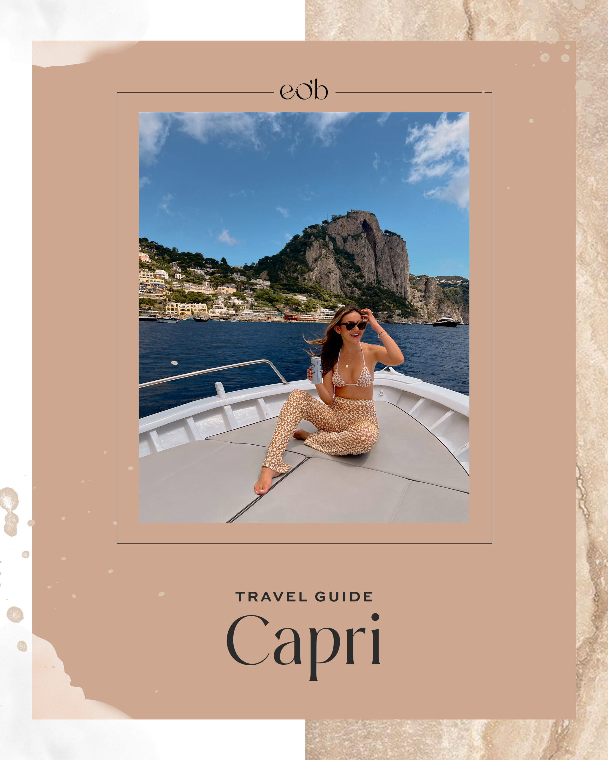 Capri italy travel guide for boat tour in amalfi coast island