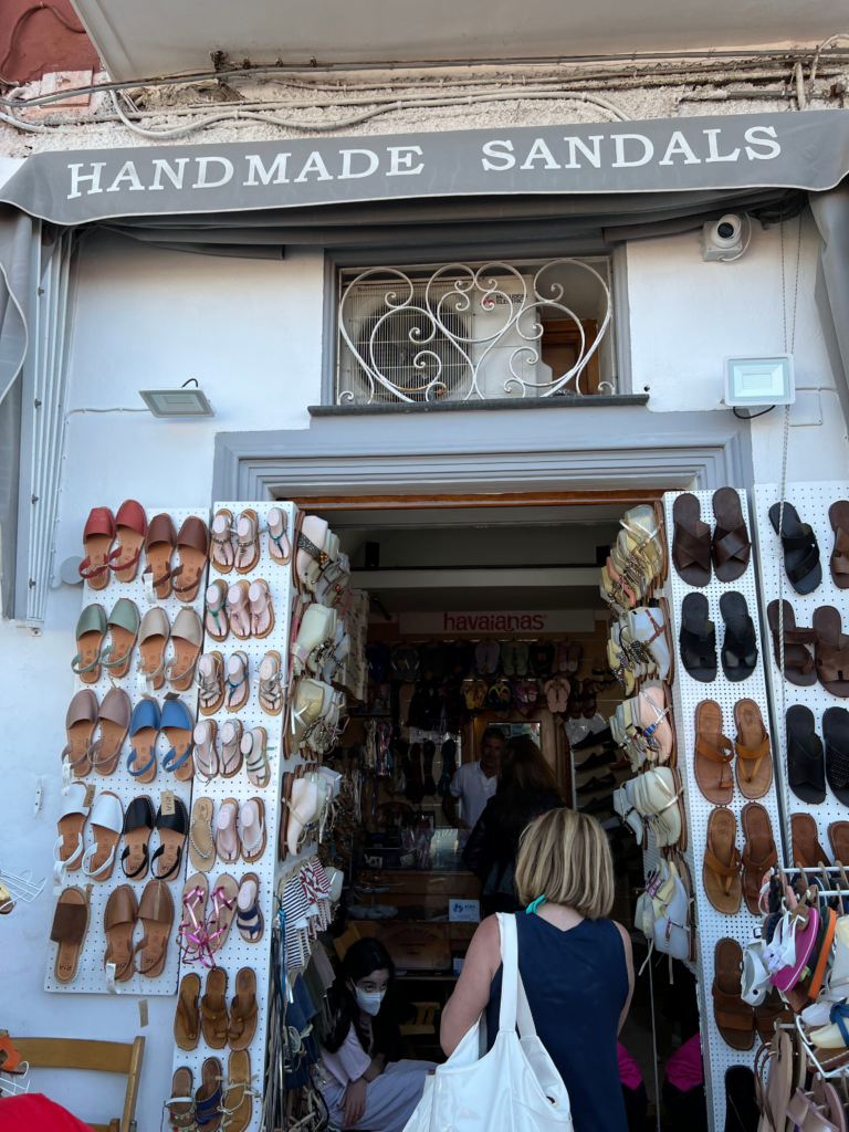 Capri italy travel guide for best handmade custom sandals at cuccurullo in amalfi coast island