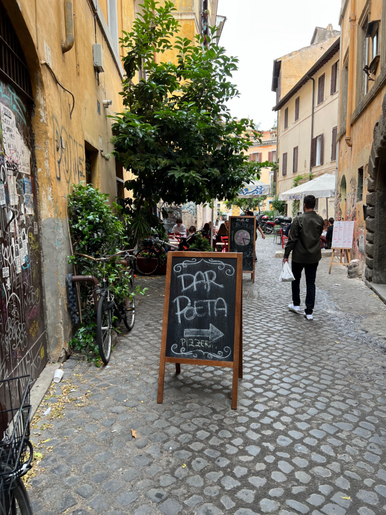 dar poeta pizza and pasta italian restaurant in rome travel guide italy