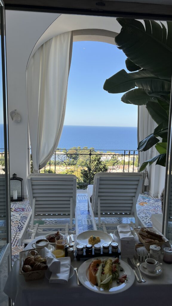 Capri italy travel guide for best tiberio palace hotel beach and ocean views in amalfi coast island