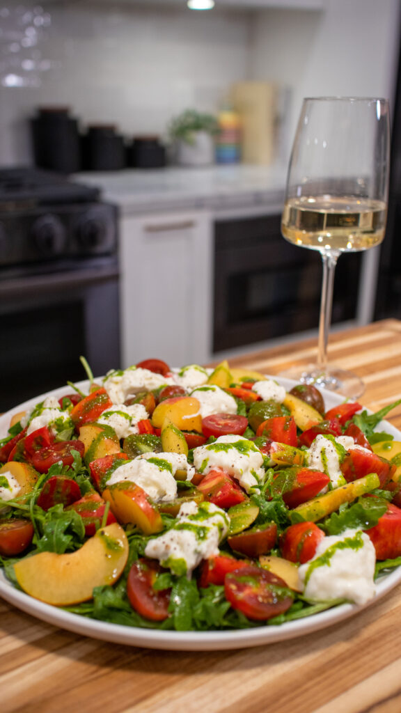 Tomato Plum Salad recipe