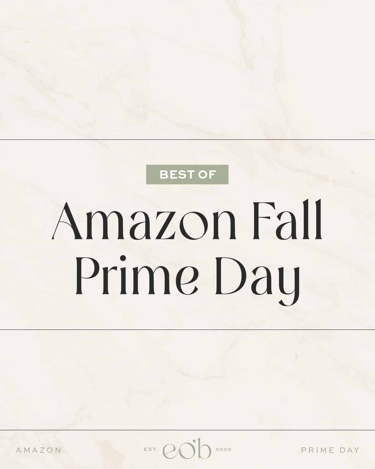 Best of Amazon Fall Prime Day